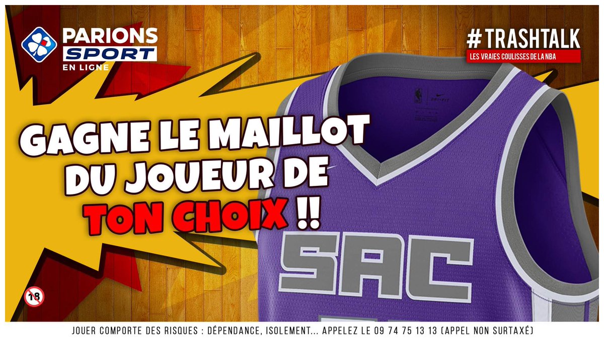 TrashTalk_fr's tweet photo. 🎁 JEU-CONCOURS ! 🎁 

Avec les #30PREVIEWSEN30JOURS, TrashTalk et ParionsSport te font gagner 1 maillot par jour !! 😱

🚨 GAGNE LE MAILLOT DU JOUEUR DE TON CHOIX CHEZ LES KINGS !! 🚨

Pour participer :

1⃣ RT CE TWEET 
2⃣ FOLLOW @TRASHTALK_FR ET @PARIONSSPORT

(TAS LE 06/10) https://t.co/oUkA8AhnL2