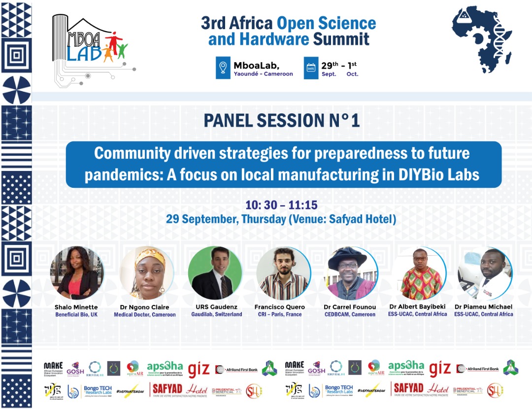 CarrelFounou's tweet photo. I am pleased and honoured to be part of this amazing event ''Africa Open Science and hardware'' organized by Mboalab. This wonderful event could be an accelerator for excellent open science tools. Congrat to Mboalab.
@StephaneFadanka @LFounou @LabMboa https://t.co/Xnk9LdrSg1
