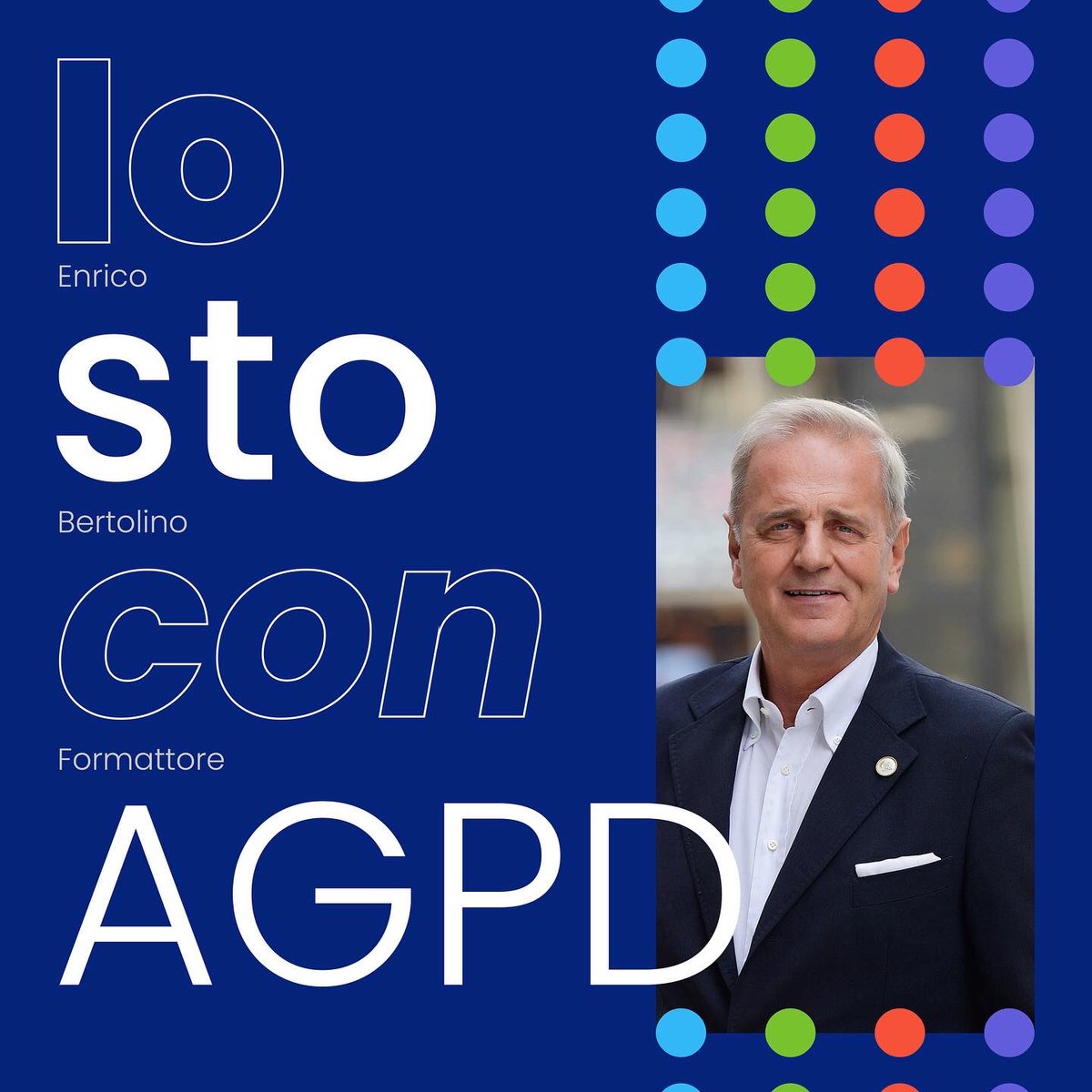 AgpdOnlus's tweet photo. Enrico Bertolino è al fianco di AGPD. Il 10 ottobre 2022 alle 19:30 presso la Sala Parterre di Palazzo Mezzanotte a Milano celebreremo i primi 40 anni di attività.Festeggia con noi, sarà presente anche @enricobertolino ! Scopri come partecipare https://t.co/JZH2r2Ctaz… https://t.co/kWKVfM4AxK