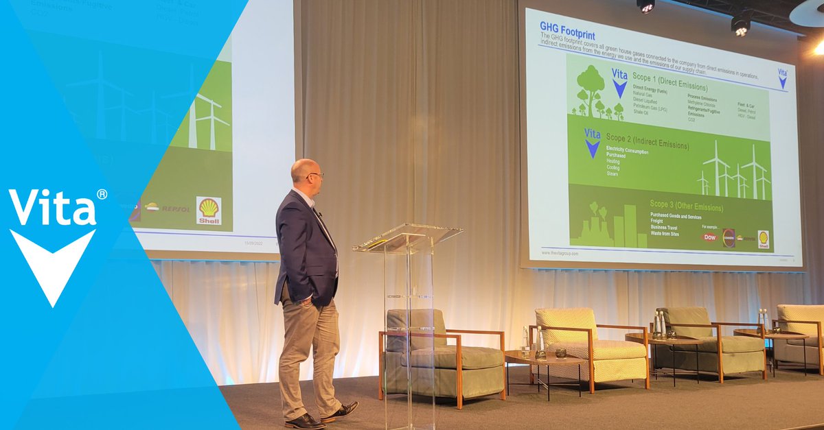 We are delighted that our Director of Procurement Rob Evans had the opportunity to talk at this year’s Global Chlor-alkali, Vinyl’s &amp; Polyurethanes conference. Rob discussed the work we have been doing at The Vita Group on our sustainability journey.