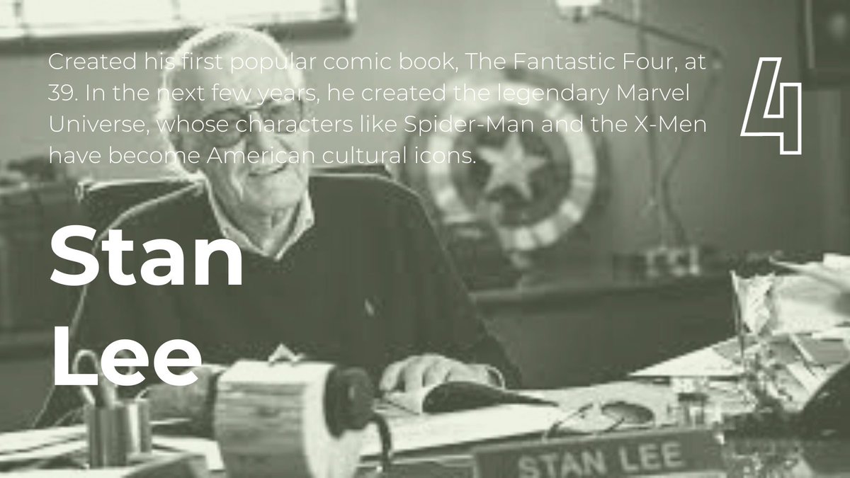 pitch_avatar's tweet photo. 4 entrepreneurs who started their businesses in their 40s
⠀
💻 Reid Hoffman
🍔 Ray Kroc
👗Christian Dior
⠀
🦸♂️ Stan Lee
Scroll through to read more stories.
#entrepreneurs #businessideas #linkedinn #dior #marvel #mcdonald's https://t.co/ctXKG71Ei4