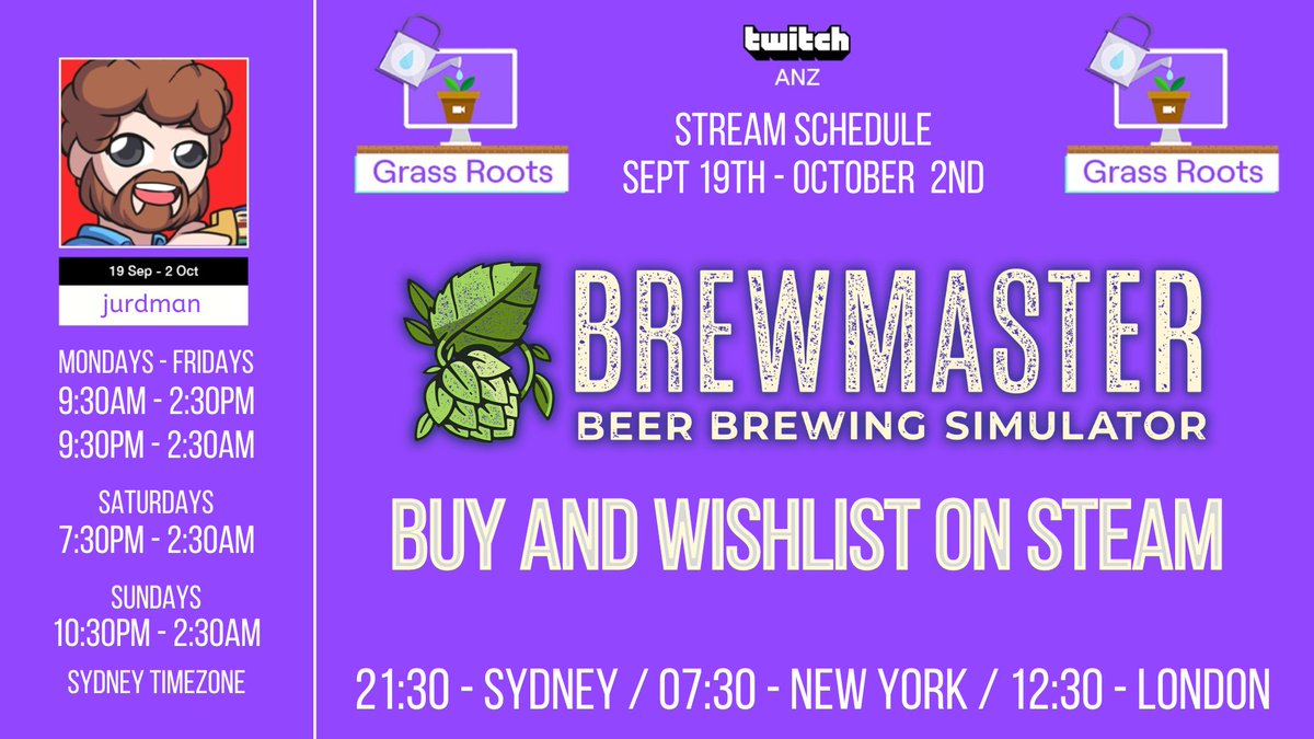jurdman's tweet photo. We are LIVE on https://t.co/vVQGTbjdZZ with a FIRST LOOK at #Brewmaster by @AurochDigital and @FireshineGames

Jurdville Brew Co is open for business!

Save 10% - BUY and WISHLIST it now  https://t.co/nWvpJpfXlF

#sponsored https://t.co/RgtXpDY3FF