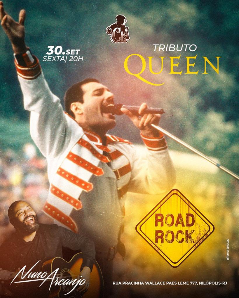 BandaRoadRock's tweet photo. Amanhã (30/09) é dia de voltar à uma das melhores casas de rock and roll da baixada fluminense. Vamos nessa?

Quer rock? 🤘🏻
Siga a placa! 🔶

#rockandroll #queen #ClassicRock #sigaaplaca #nilopolis #rj #baixadafluminense https://t.co/CskxFlYHp4