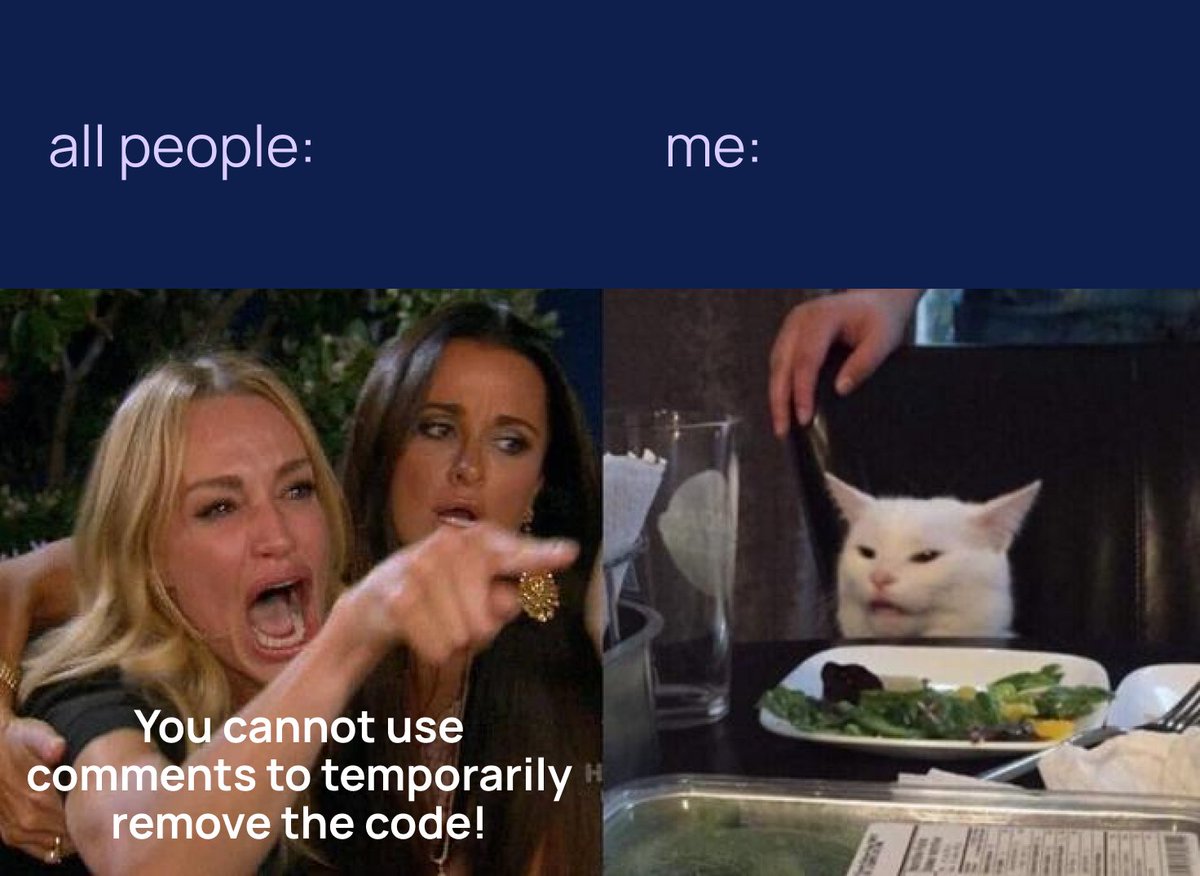 Codenga_com's tweet image. When something looks stupid and it works, it&apos;s not stupid 👌🤣

#codenga #itjokes #devjokes #onlinelearningplatform #programminghumor #programing