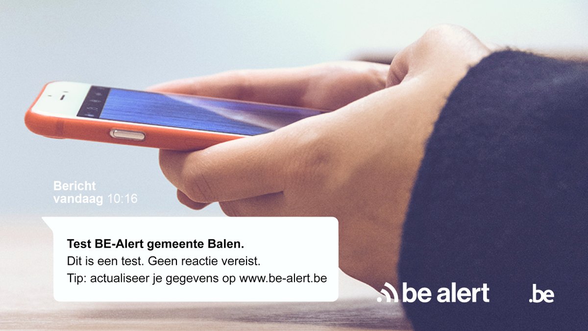📲 Doe mee met de test van BE-Alert in Balen op donderdag 6 oktober. ℹ️ balen.be/nieuwsdetail/1…