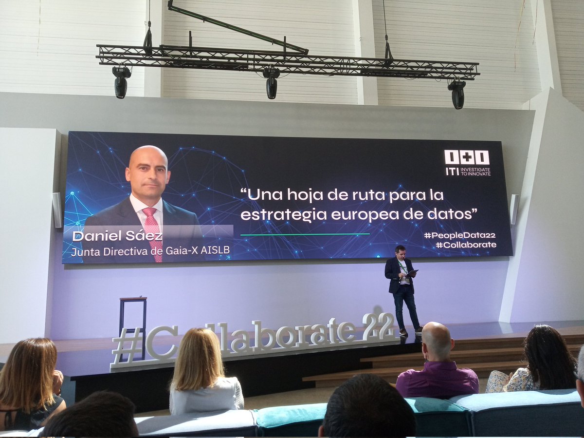 fricau's tweet photo. Disfrutando del evento #PeopleData22 #Collaborate organizado por @AtlasTec en @insidezeusdata. Ponencias muy inspiradoras y con la participación de @AdelaRuizD y @dsaezdomingo de @ITI_TIC hablando de sistemas de optimización y espacios de datos @gaiax_aisbl 🔝 https://t.co/UT9IZH1rGD