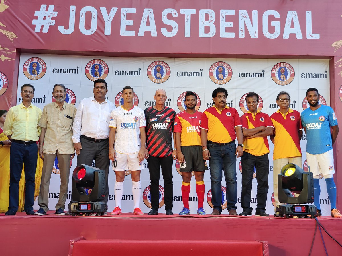 eastbengal_fc's tweet photo. First look! 🤩

Here are our kits for the upcoming season of the #HeroISL 🔴🟡

#JoyEastBengal #EmamiEastBengal https://t.co/teQU06pTox