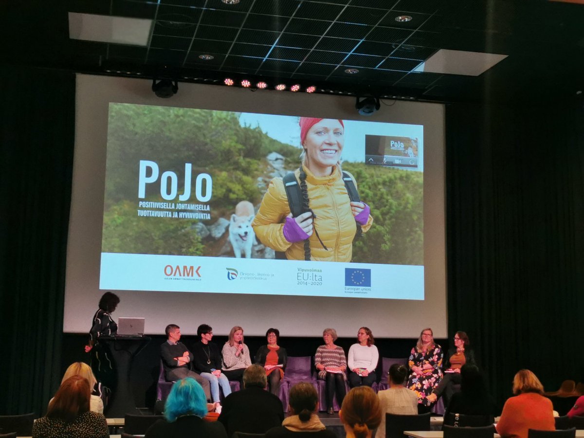 Aamupäivä positiivisen johtamisen PoJo hankkeen loppuseminaarissa. Ehkäpä paras anti tässä hankkeessa ovat olleet autenttiset ja lämpimät ihmiset. Sama tunnelma potenssiin 10 oli läsnä tässä loppusemmassa ☺️ #positiivinenjohtaminen