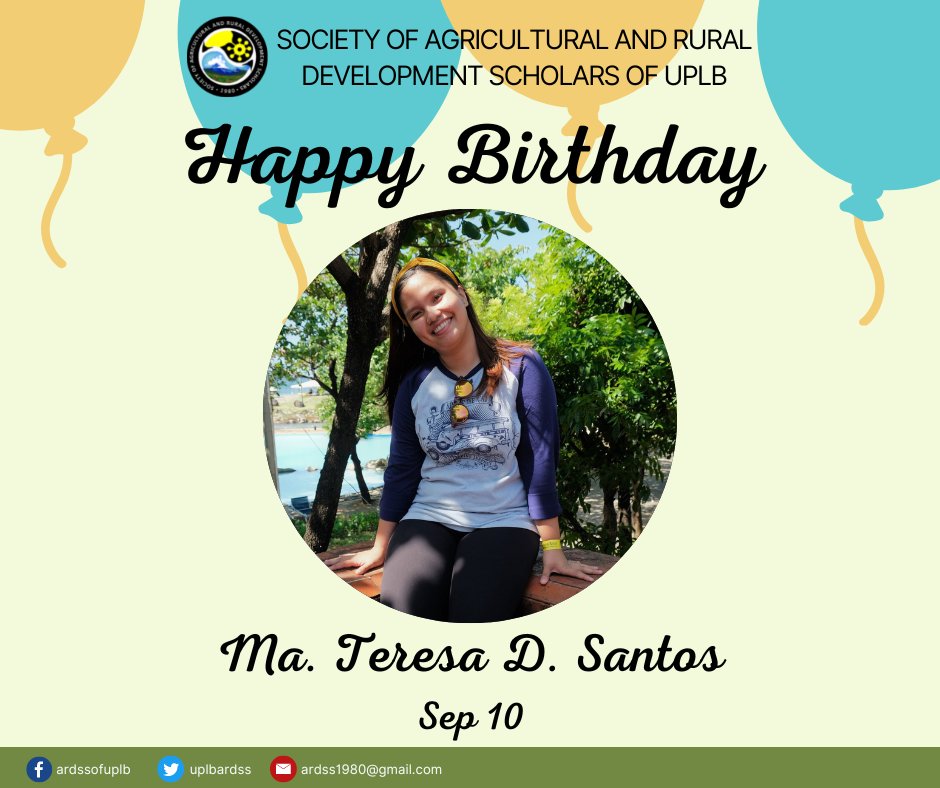 uplbardss's tweet photo. UPLB ARDSS greets its 5️⃣ amazing September celebrants a happy birthday 🥳🎂 as they continue to give their best to the organization. Our ARDSS family loves you! 💚❤️
#SeptemberCelebrants
#UPLBARDSS https://t.co/tteyFHafQE
