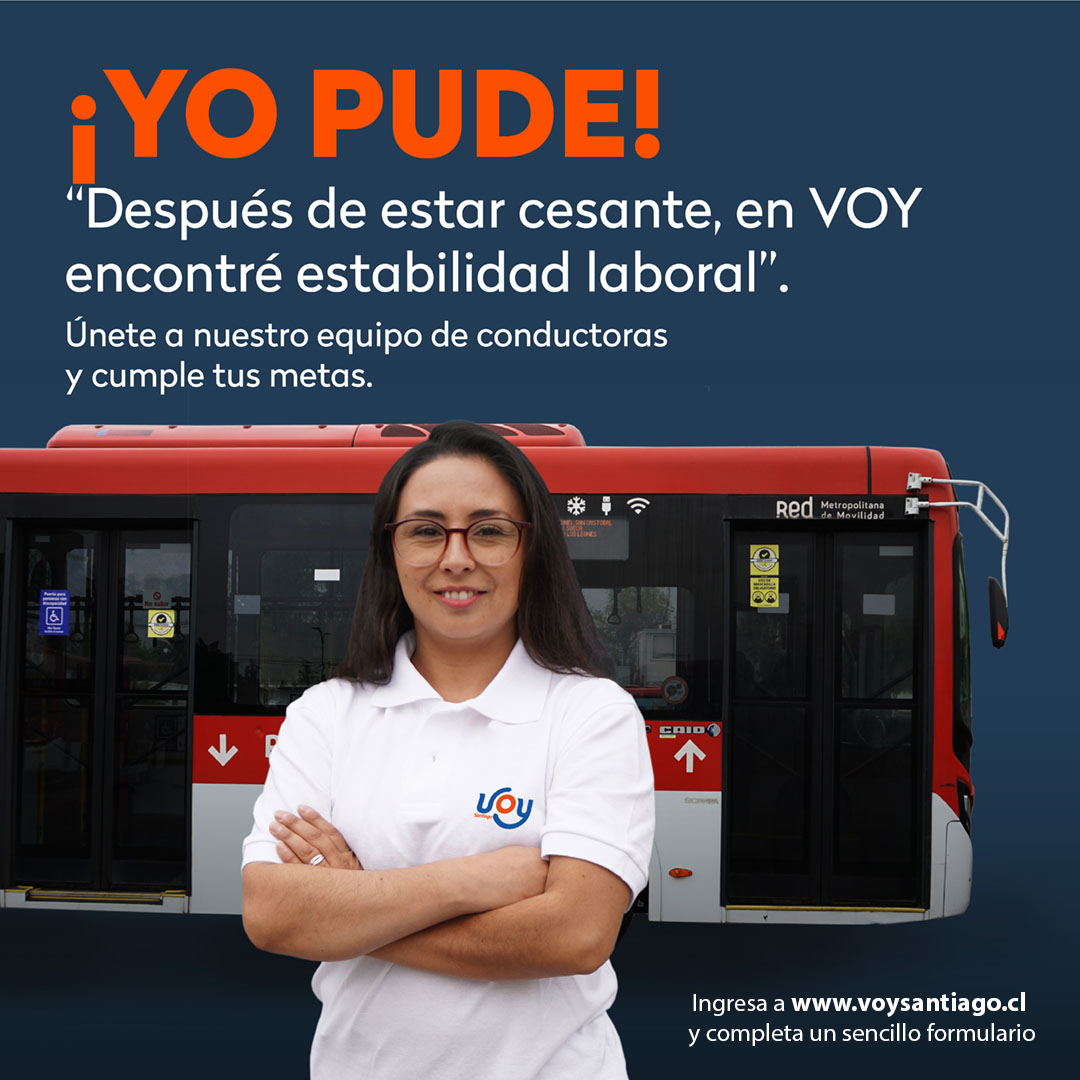 VoySantiago's tweet photo. ❤️🧡Si tienes Licencia B por más de dos años, inscríbete en los cursos que iniciaremos para que más mujeres puedan obtener su licencia profesional A3🚍y formar parte de nuestro equipo de conductoras.
¡Te esperamos!
#YoPude
@Transantiago @Red_Movilidad @MTTChile @MTTStgo @DTPMet https://t.co/nm7mpNvwcI