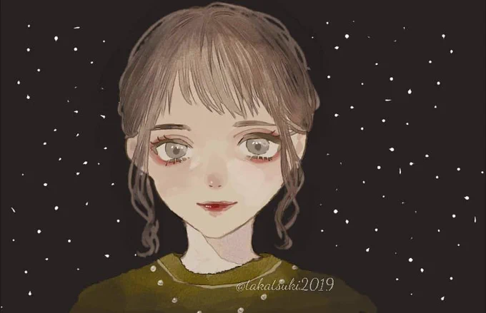 普段白背景が多いのですが、たまに暗い中に浮かび上がる光を表現したくなるときがあります。難しいですが…!↓光を表現したかった絵たち(1~3枚目は過去絵)↓#イラスト 