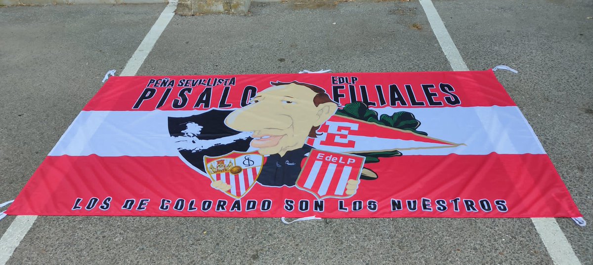 FilialesEDLP's tweet photo. Te gustaría ver flamear esta bandera en el @EstadioHirschi? Vayan haciendo un lugarcito para estrenarla el mismo día con los amigos de la @PSevPisalo! #EDLP https://t.co/sZ6I8Zlkk8