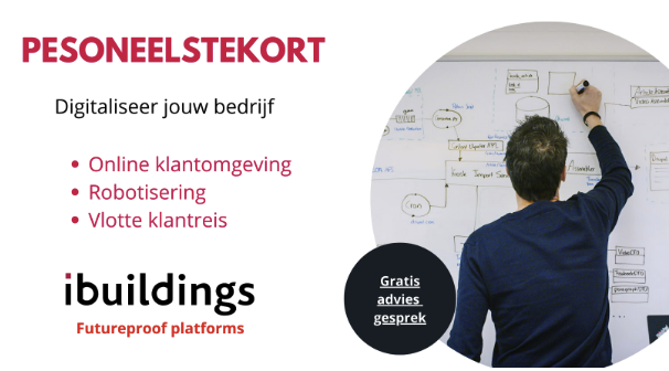 IbuildingsNL's tweet image. Heb jij al nagedacht over wat jouw bedrijf zou kunnen digitaliseren of zelfs robotiseren? Wij helpen je zoeken naar de beste digitale oplossing voor jouw uitdaging of probleem ➥ ibuildings.nl/contact

#digitaliseren #robotiseren