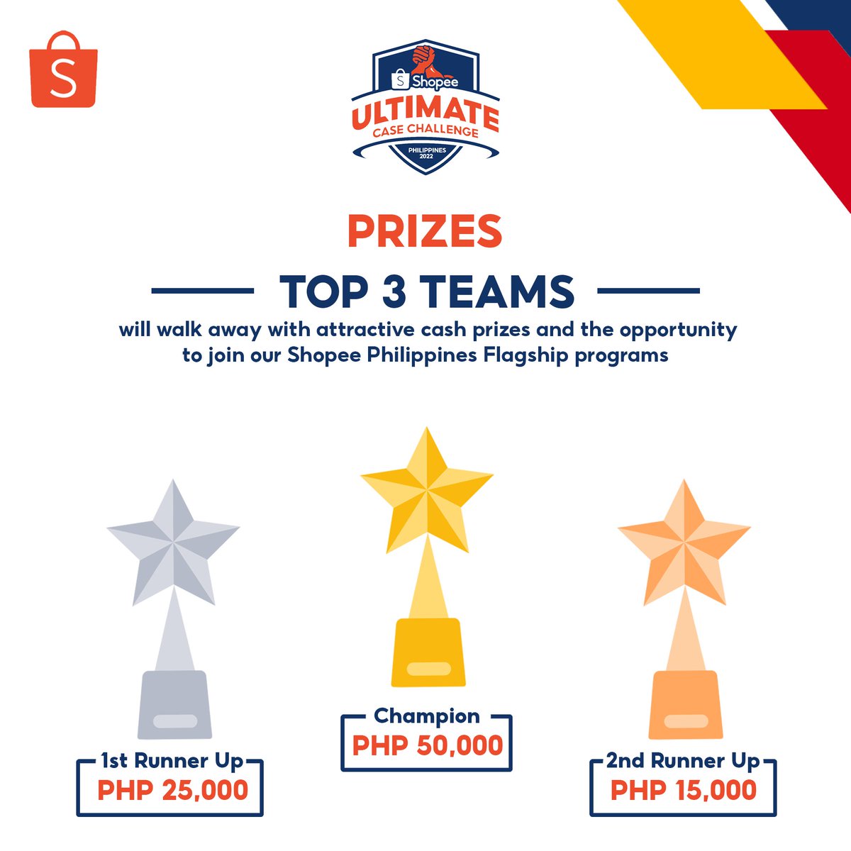 officialupcsi's tweet photo. 📣 Calling all Filipino undergrads–registrations are now open for Shopee’s first-ever business case competition in the Philippines! https://t.co/hi4XmGUiZz