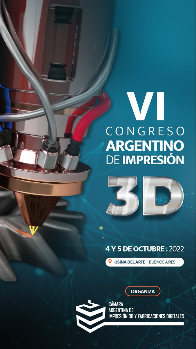 IrenePrestiweb's tweet photo. 4 y 5 de octubre #congreso3d Las novedades de la #impresion3d del 🌎 en dos días! Charlas, workshops, expo. Te esperamos! @camar3de https://t.co/RHzGewbUBr https://t.co/hs8oYpE9e4