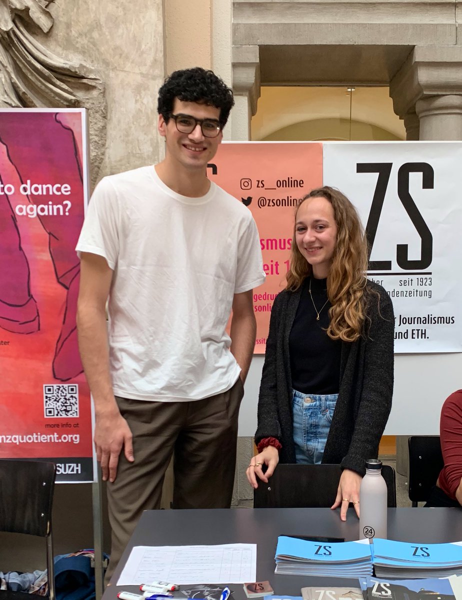 Einstieg in den Journalismus? Kommt zur ZS! Wir warten im Lichthof der Uni auf euch.