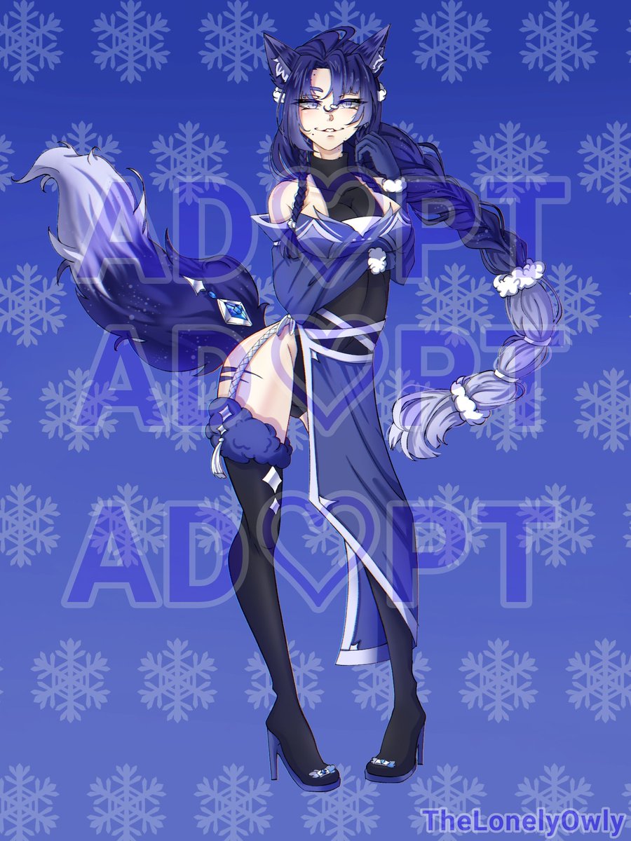 OwlyThelonely's tweet photo. I'm selling these 2 freshly made Kemonomimi Adopts! It can be used as a Vtuber Model too. 
💟-Kemonomimi Seductive Pink Cat
💙-Kemonomimi Sly Blue Fox

(Check the rules down below ⬇️)

#Adopt #adoptables #originalcharacterart #originalcharacters #artistsontwitter #Digital #Vtuber https://t.co/zURG85oYHR