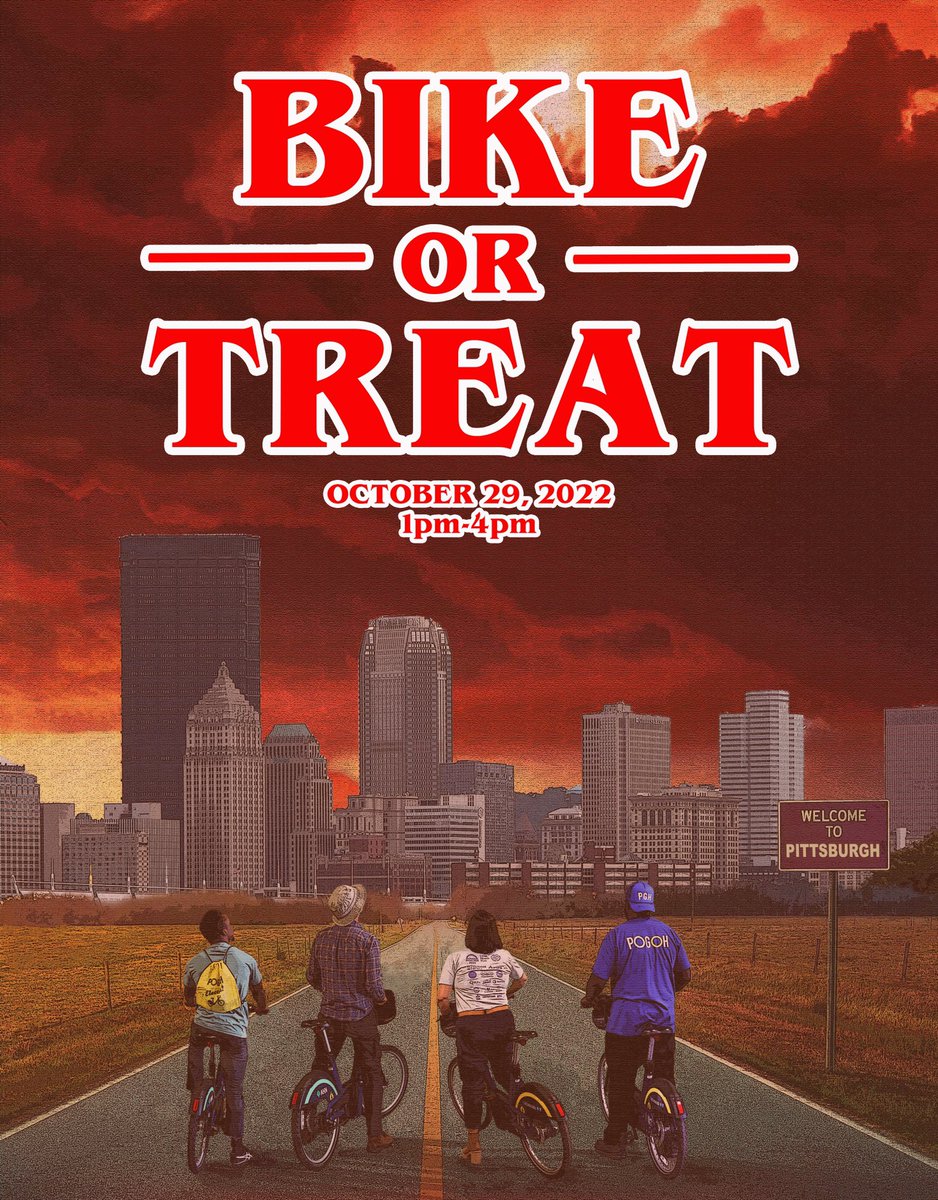 pogohbikes's tweet photo. 10/29/22 Our Bike or Treat alleycat / scavenger hunt is going down!!! Visit https://t.co/5Wiomvky6o for a full list of our partners and event information! #burghbikes #bikeshare #bikepgh #pittsburgh #pogoh https://t.co/QeGRcIS3Ih