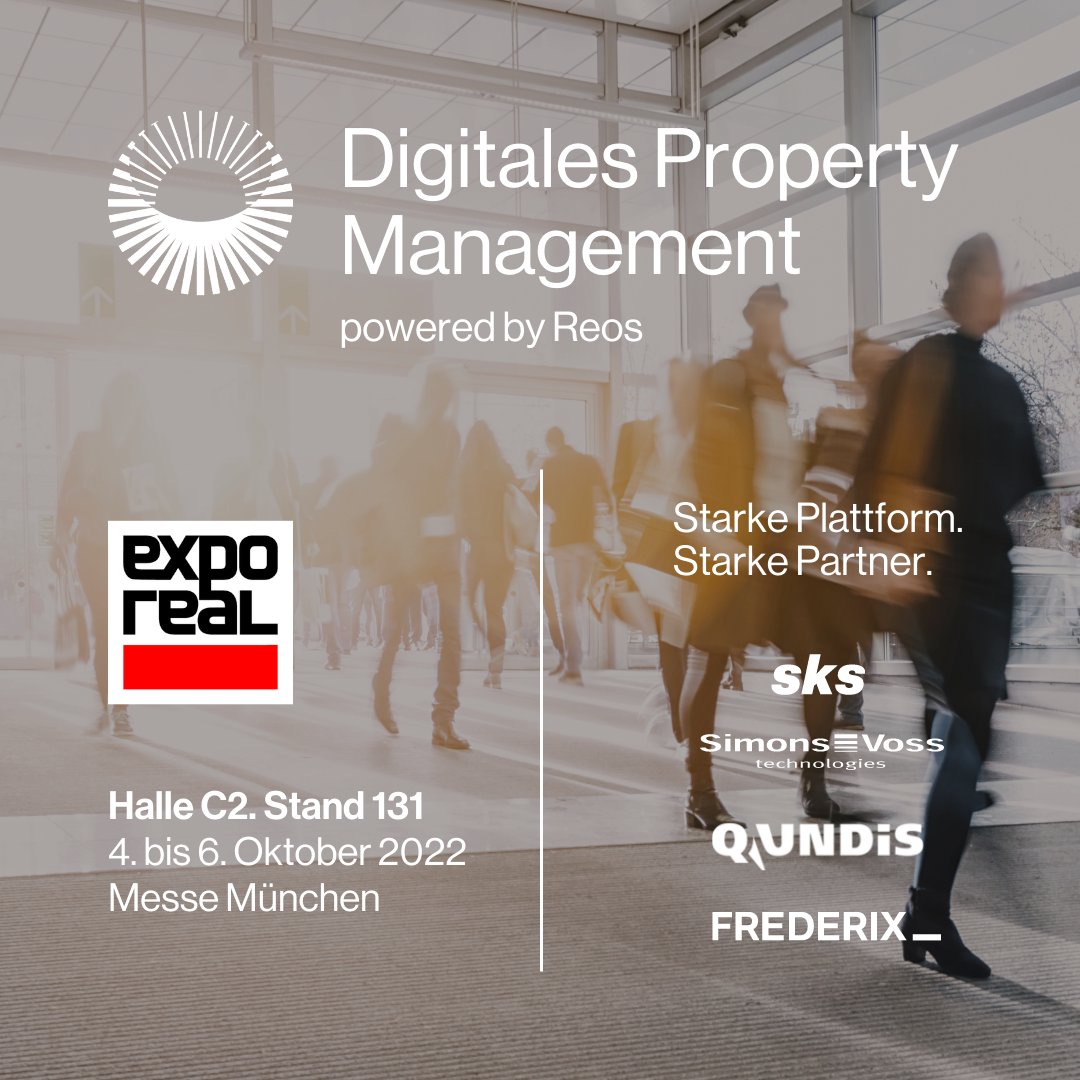 Bald ist es so weit!⏰Vom 4. bis 6. Oktober findet die #ExpoReal in München statt. #QUNDIS ist als #Submetering Partner der Reos GmbH dabei. Mehr Infos zur Messe: exporeal.net/de/
