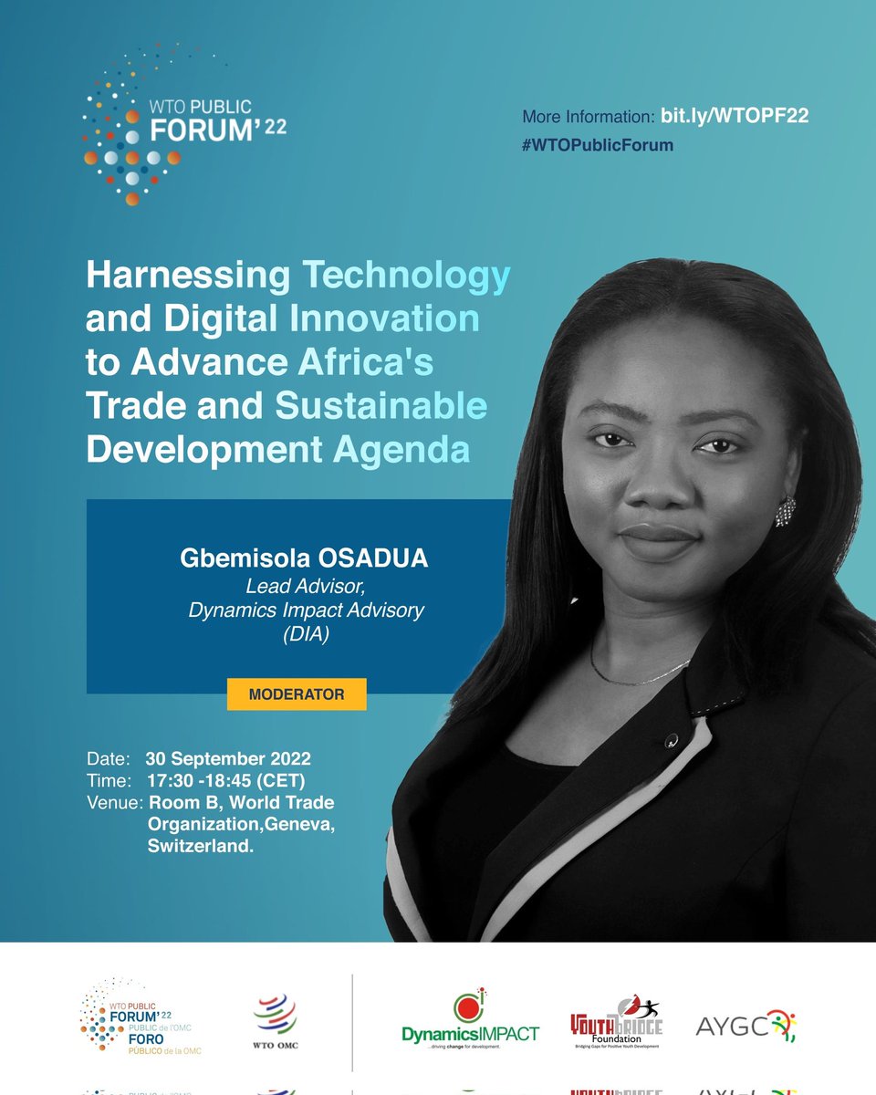 DImpactAdvisory's tweet photo. Gbemisola Osadua @Gbemiosadua is an international corporate and commercial Lawyer. She holds a master’s in International Commercial Law from the University College London (UCL), and presently conducting a Doctoral research in Switzerland. https://t.co/2hGuVjhixd