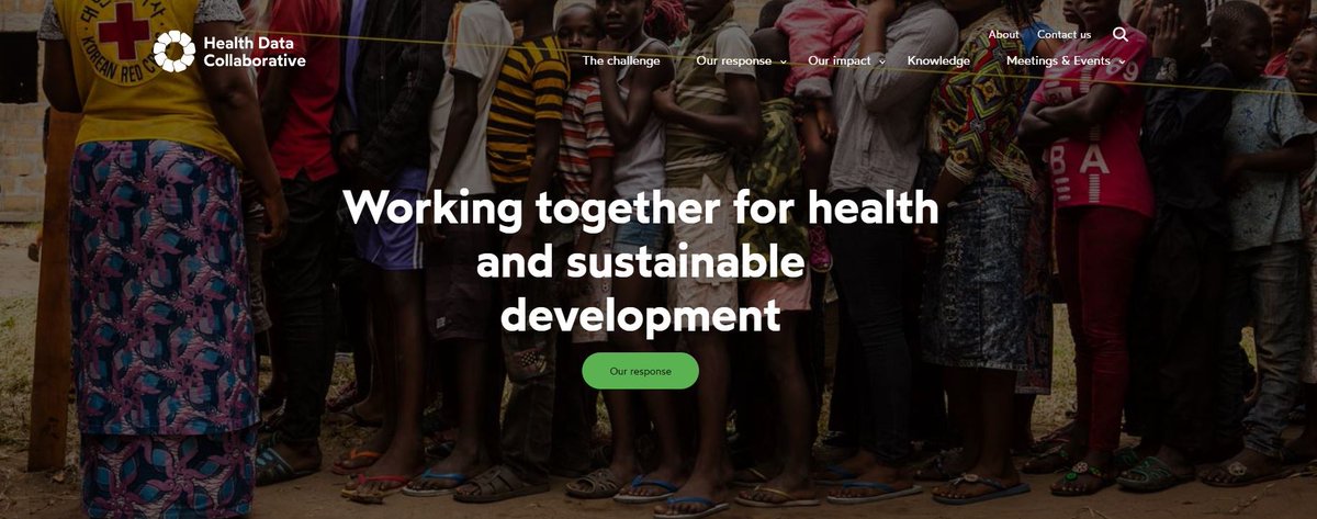 📢Our NEW website is now live! Check it out: healthdatacollaborative.org