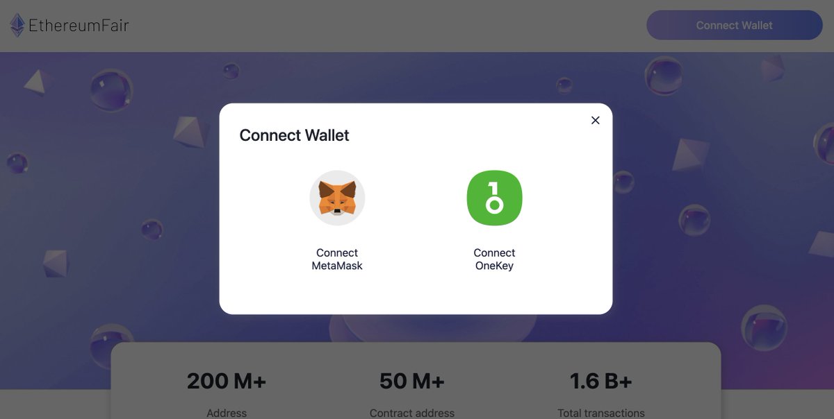 OneKeyCN's tweet photo. 🎉 ETHF 已经集成 OneKey 钱包 @EthereumFair
✅同时 OneKey 3.13.0 已内置 ETHF 链,一键切换🧵
快来试试吧~https://t.co/34Ll07i6lt
#硬件钱包 #hardwallet #EthereumMerge #WalletHunt https://t.co/iNxDZRj4wl