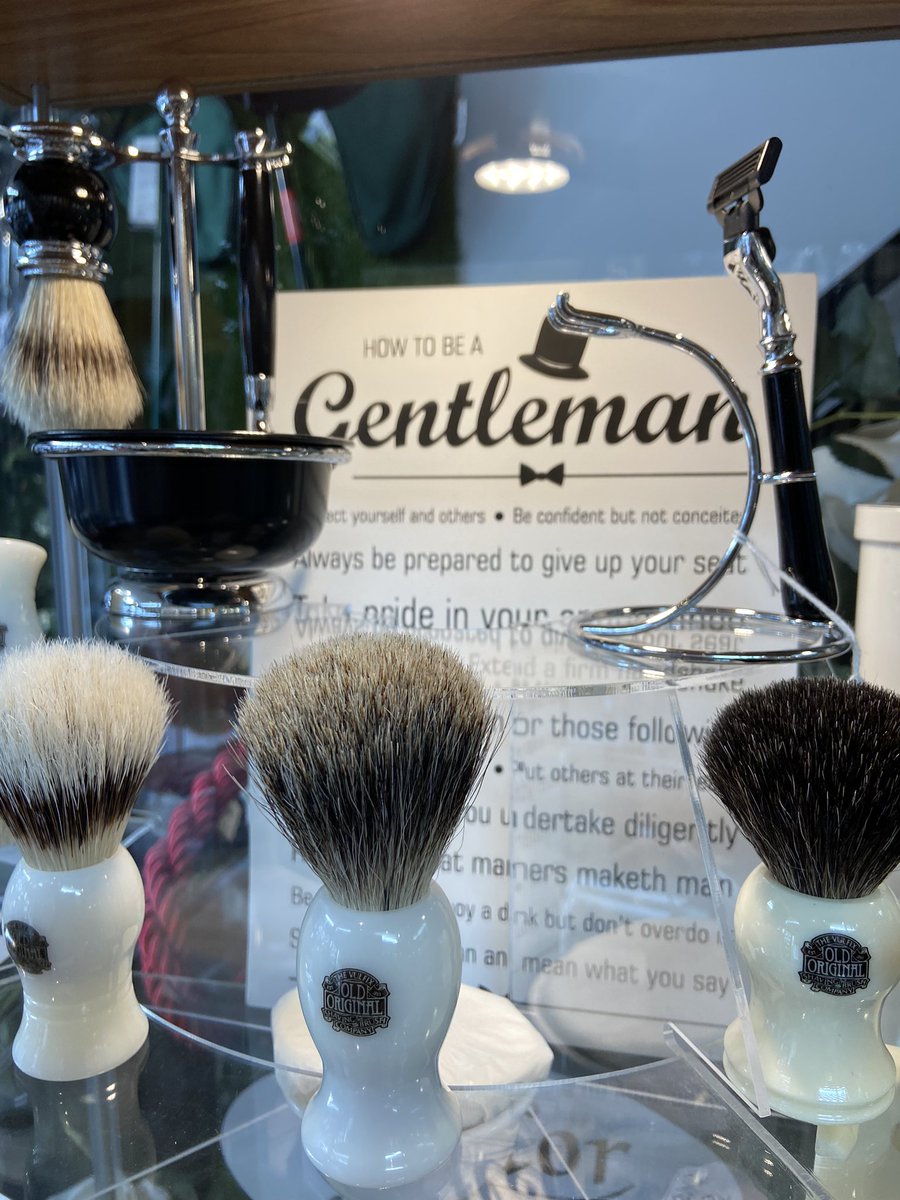 Pure Badger Shaving Brushes in stock ! Range of Taylor’s Shave Creams too !  #shave #brush #gents #gifts <a href="/walkingsticks_/">The Walking Stick Store</a>  <a href="/WesleyStTraders/">WesleyStreet</a>  @southportuk #southport