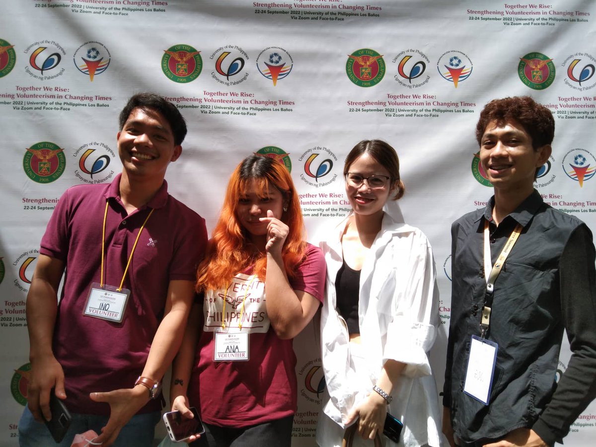 uplbardss's tweet photo. In order to ignite the act of volunteerism inside the organization, four members of UPLB ARDSS participated in the 1st Pahinungod Volunteer Summit last September 22-24, 2022. By joining this event, the members gained enough knowledge about the true essence of volunteerism. https://t.co/FdVlW4iwVO
