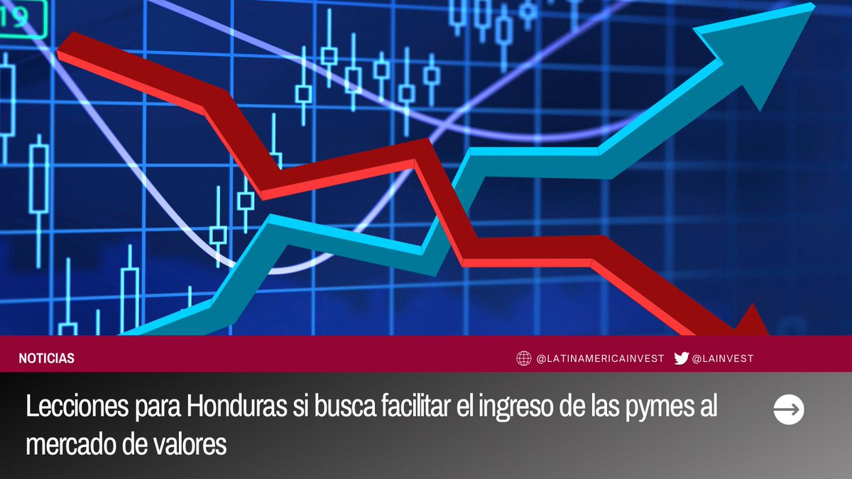 LAInvest's tweet photo. Países de América Latina han implementado iniciativas para acercar el mercado de valores a las pymes, pero los resultados no han sido los esperados, ¿qué puede aprender de ello Honduras?

https://t.co/AZlWKXGrXC https://t.co/6TIBNSc89k