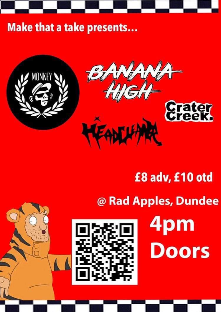 makethatatake's tweet photo. Tickets on sale now!
https://t.co/Rhx9HWNhIt
Spread the word!
Tell all your friends!
Pick it up! Pick it up!
@monkeyska
#BananaHigh
#Headcleaner
#CreeterCreek
@asianmanrecords
#ska
#skapunk
#punkrock
#rocknroll
#Halloween2022
#dundee
🏁🎃🎺🐮🏴 https://t.co/8WBve4VEvs