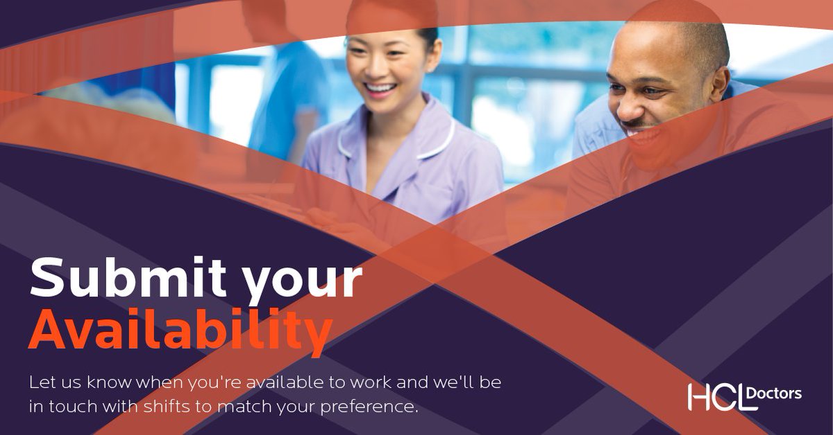 HCLDoctors's tweet image. Looking for #locum work? We have work for all grades and specialties - submit your availability and we'll recommend shifts to you! bit.ly/3lxgzUc