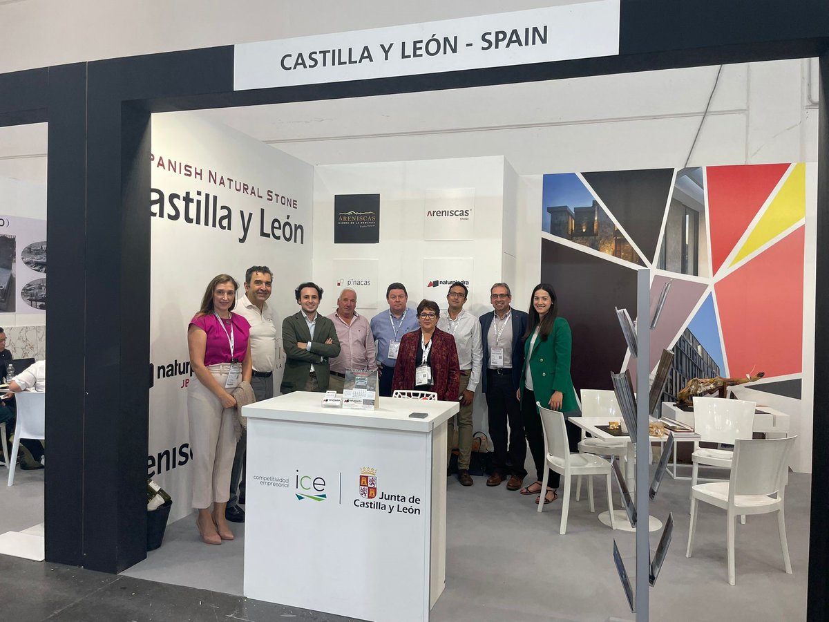 empresasjcyl's tweet image. #InternacionalizaciónJCyL
Finaliza satisfactoriamente la participación de las empresas Pizarras JB, @ARENISCASstone, @PinacasBurgos y Areniscas Sierra de la Demanda en #MARMOMAC 2022.  
¡Os esperamos en la próxima convocatoria!