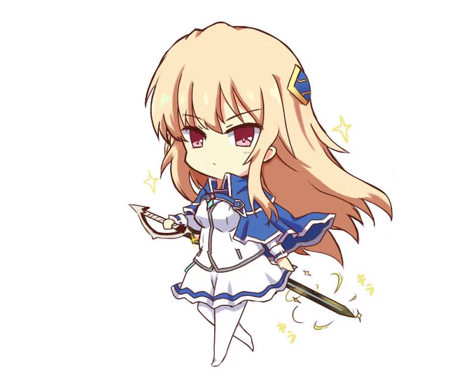 今回少なめSD#ヘブバン #今月描いた絵を晒そう 
