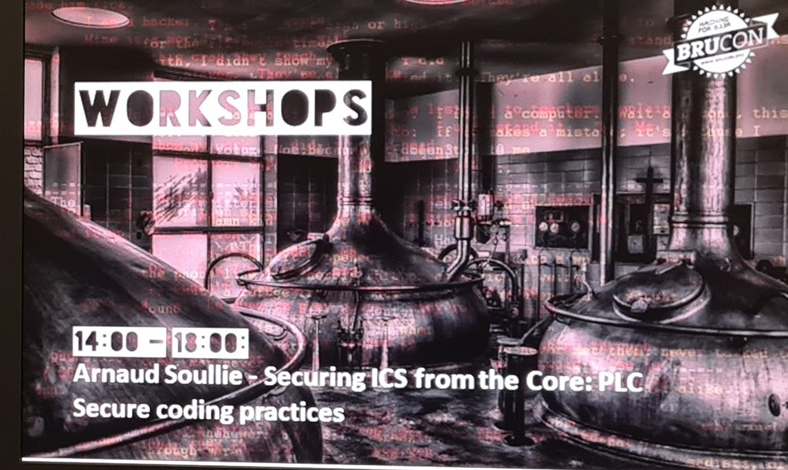 My workshop at <a href="/brucon/">BruCON</a> is about to start!