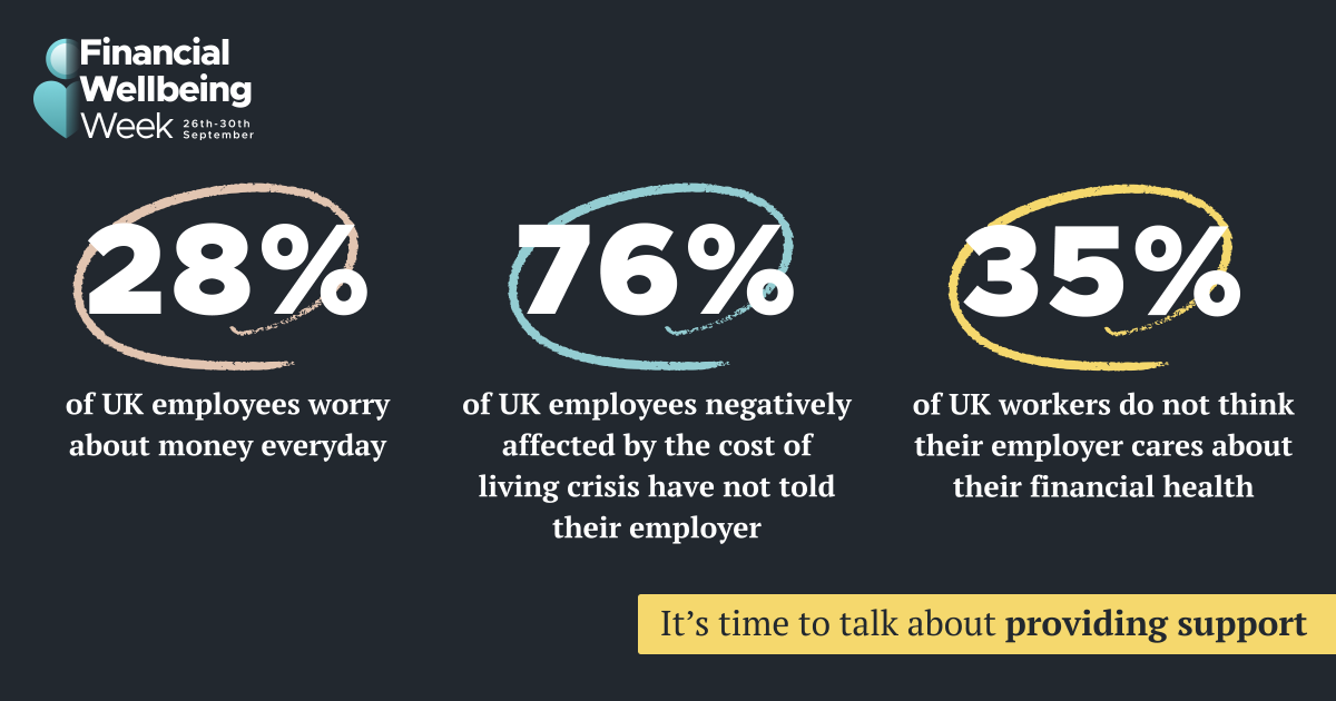 A reminder of the impact on everyone at the moment.
This #FinancialWellbeingWeek we've partnered with <a href="/wagestream/">Stream</a> to highlight how employees can be better supported. For tips to improve financial wellness > bit.ly/Financialwellb…
Find more support here: financialwellbeingweek.org
