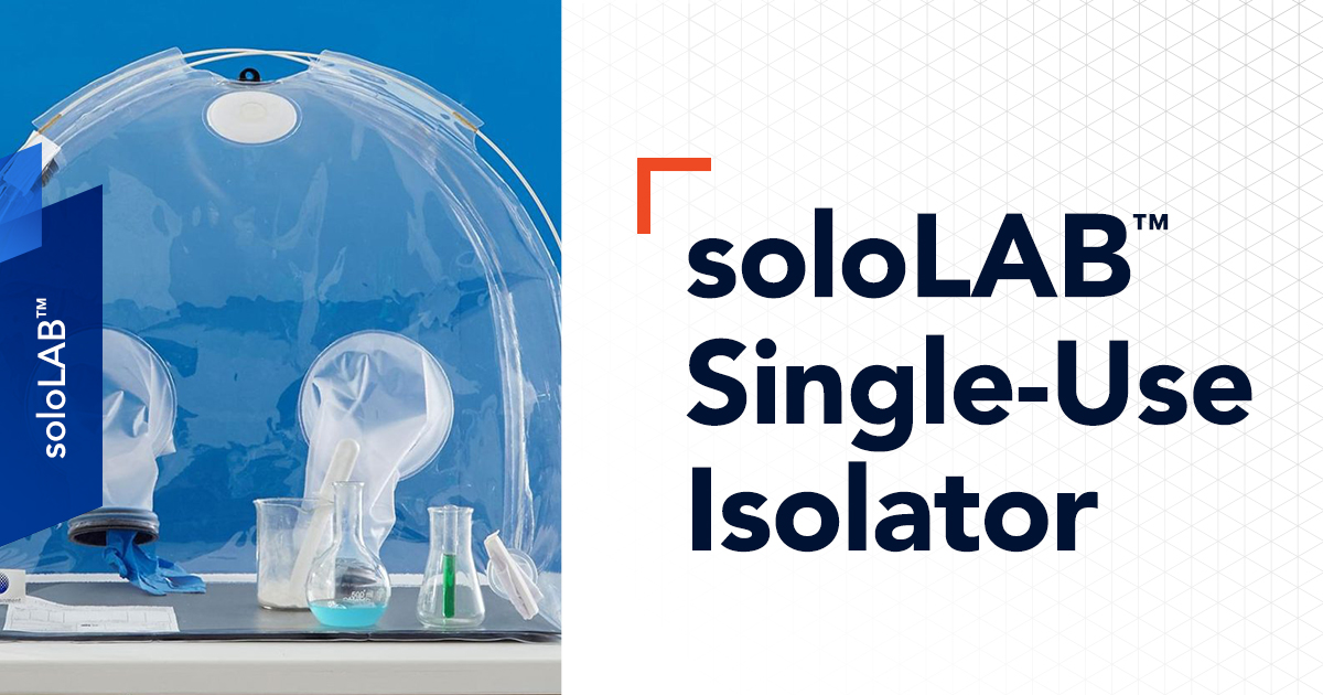 ILCDover's tweet image. soloLAB™ Single-Use Isolator is an entry-level containment system for product containment and processing of small-scale powder or liquid handling processes economical. Learn more: ow.ly/Oc1v50KEKPs. #biopharmaceutical #containment #Singleusetechnology