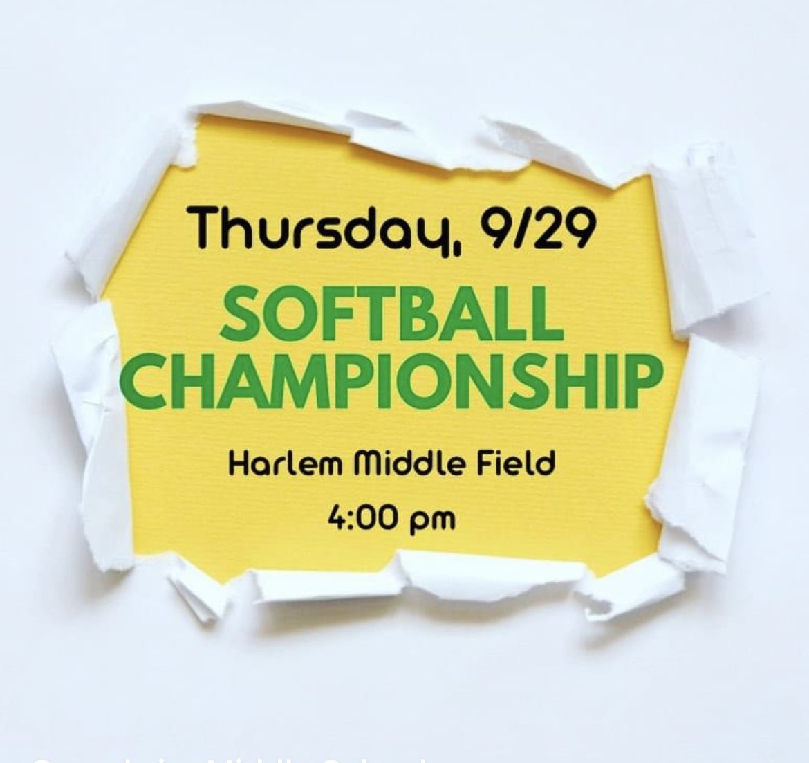 GMS_PackSports's tweet photo. Championship Thursday! Come support the girls today at Harlem Middle School as they look to bring home the hardware! #gopack https://t.co/qrdgn5QhhE