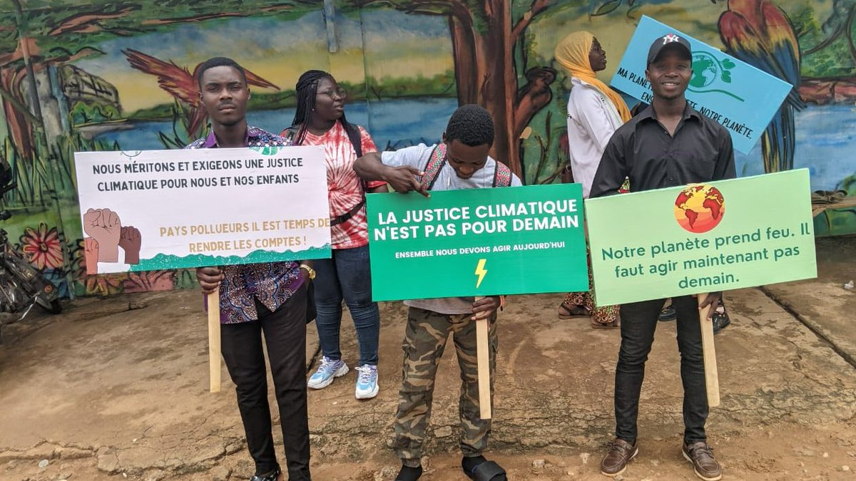 JVE_Int's tweet photo. Ready to act for climate changes💪🏾. What about you?
Rejoins @JVE_Int  pour cette lutte contre le changement climatique et sauve ta planète. Elle a besoin de toi...✌️🏾😉👊🏾
#ClimateJusticeCaravane
#CaravaneJusticeClimat
#JusticeClimat
#ClimateJusticeNow 
#COP27 
#PeopleNotProfit https://t.co/pqhhnrB3IR
