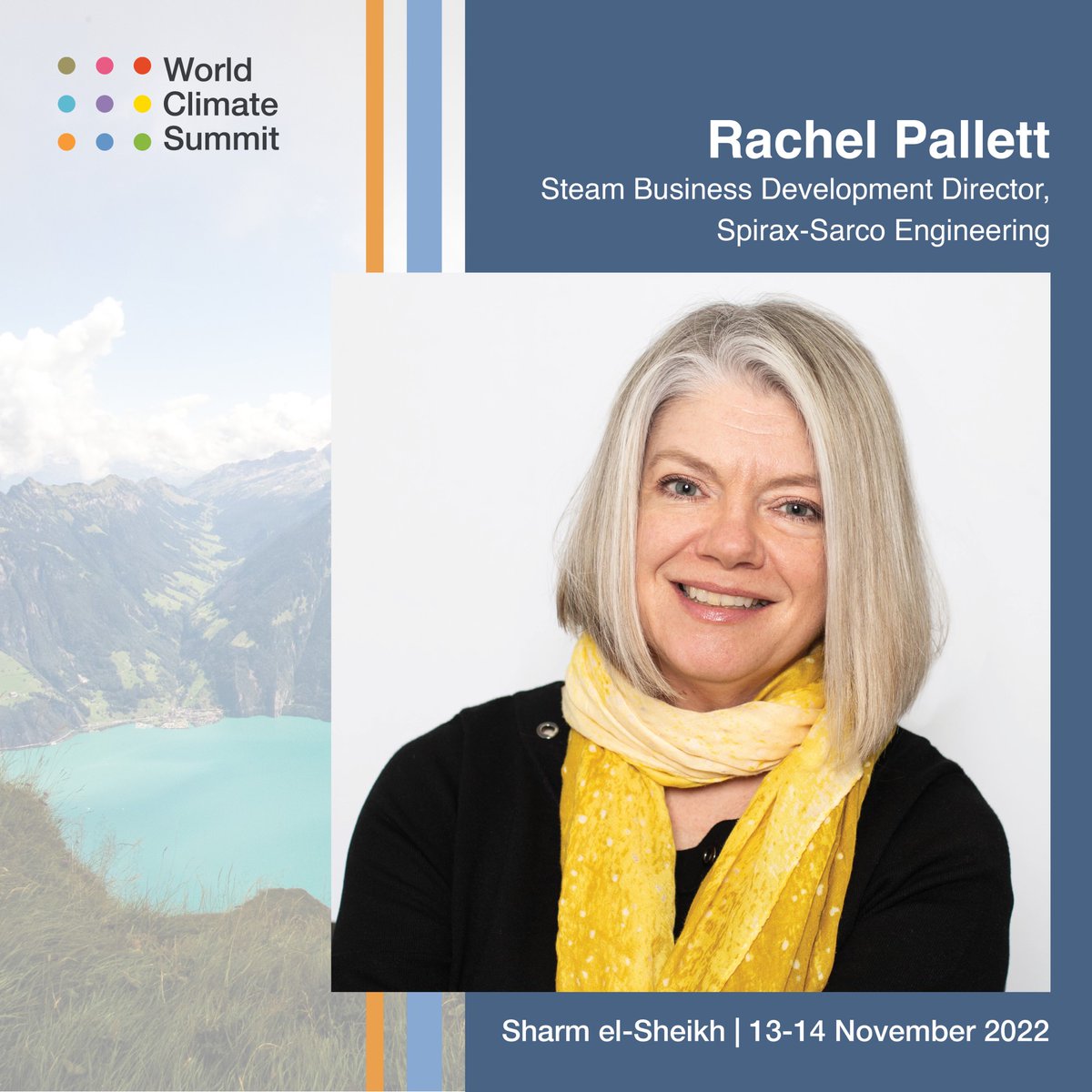 Taking to the stage for a second year, our Steam Business Development Director Rachel Pallett will take join the World Climate Summit panel ‘Scaling up Innovation and Finance for Heavy Industry Decarbonisation’ – a key fringe event taking place during COP27 #WorldClimateSummit