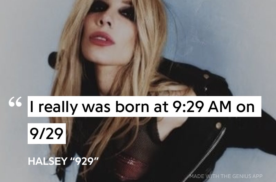 CapriCorneliaSt's tweet photo. happy 929 day for those who celebrate 
🎉 @halsey https://t.co/8TDW4chXhb