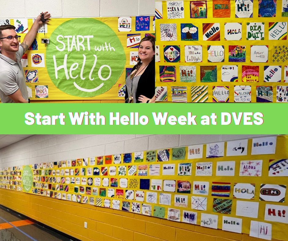 Start With Hello Week is part of the national non-profit organization Sandy Hook Promise. This is a call-to-action event for schools and youth organizations dedicated to kindness, inclusion, and making connections, raising awareness about social isolation & how to prevent it. https://t.co/q8VlLESa9S