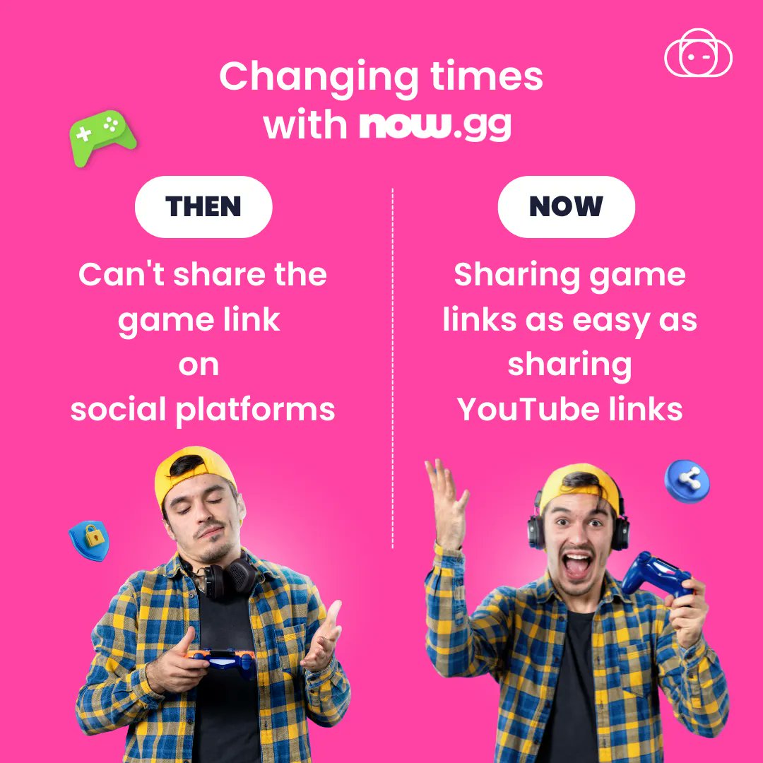 nowgg_games's tweet photo. Frictionless sharing = faster word of mouth!
Eliminate barriers of action and give gamers the option to share a game with one click.
Find out all about it at 👉 🔗https://t.co/F6VLVSyc8g
#nowgg #mobilecloud #cloudgaming #gamedev #gamingindustry #gaming #indiegamedev https://t.co/MJ0Ne8EQGn