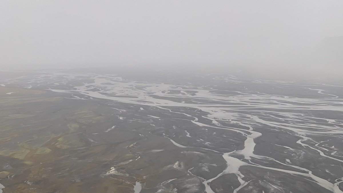 Stóra Dímon sub-glacial volcano and proglacial features. Mr Talks promised a lovely view…