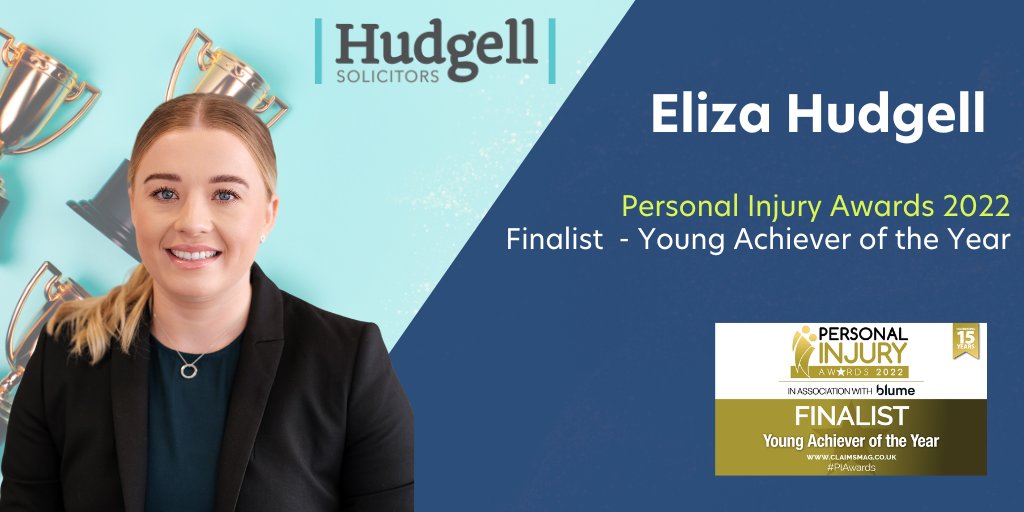 hudgellsol's tweet photo. Congratulations to @eh_hudgellsol on your achievement of becoming a finalist in the Personal Injury Awards 2022: Young Achiever of the Year. 

This is fully deserved and we wish you the best of luck!

#PIAwards https://t.co/jdGaE3v1Oa