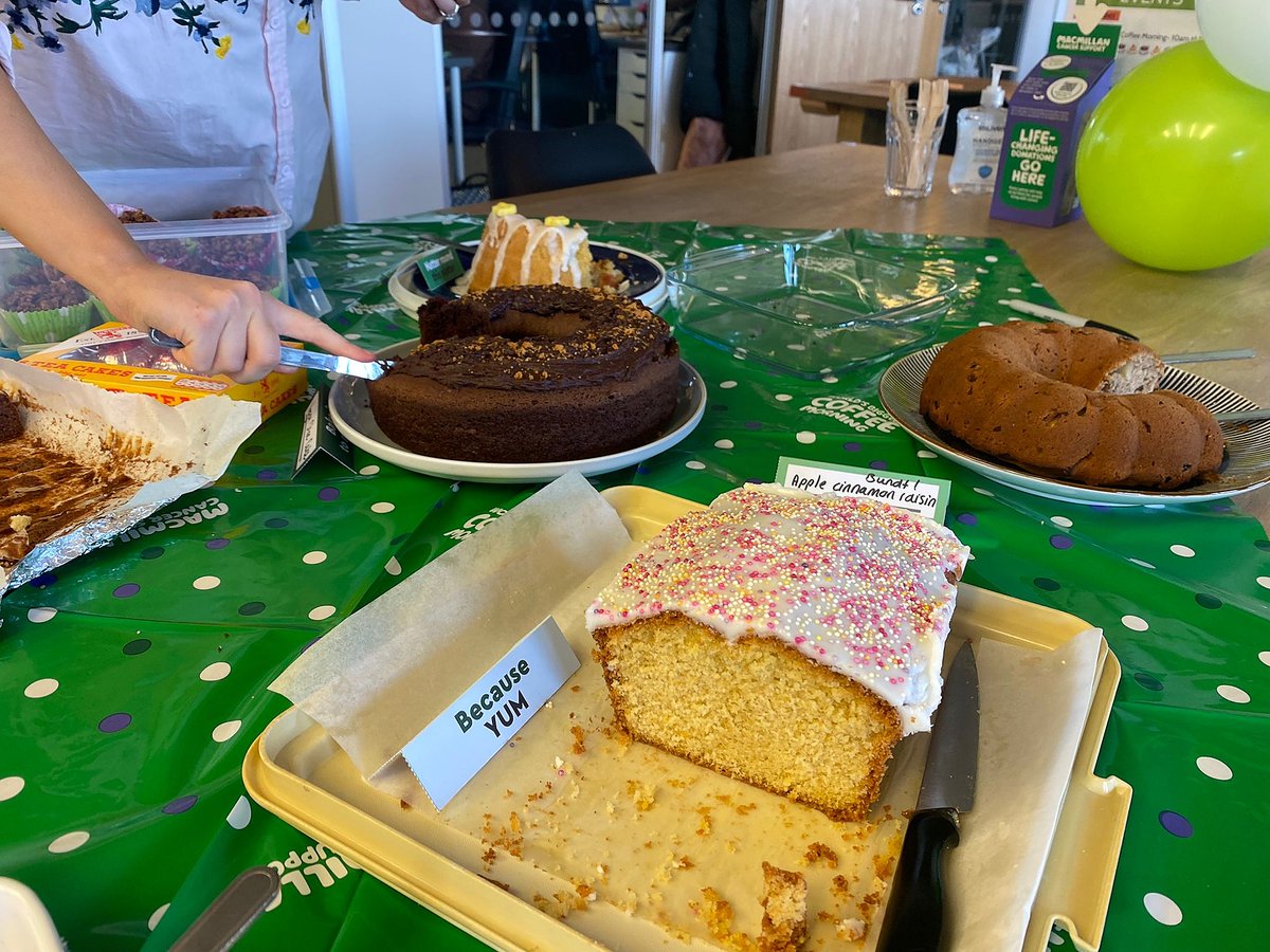 Living in cake paradise this morning!

We donated and stuck into all the cakes at the Macmillan Coffee Morning at @<a href="/Dragoncoworking/">Dragon Coworking 🐉</a>  🍰

Fantastic to help such an amazing cause!