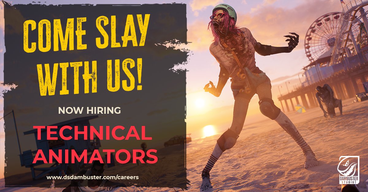🚨NEW JOB ALERT 🚨 We're looking for a Technical Animator 🎞️🔧 If you have experience with character rigging and #animation using #Maya in either the #games or #film industry, we want to hear from you! dsdambuster.com/career?Categor… #gamedev #animationjobs