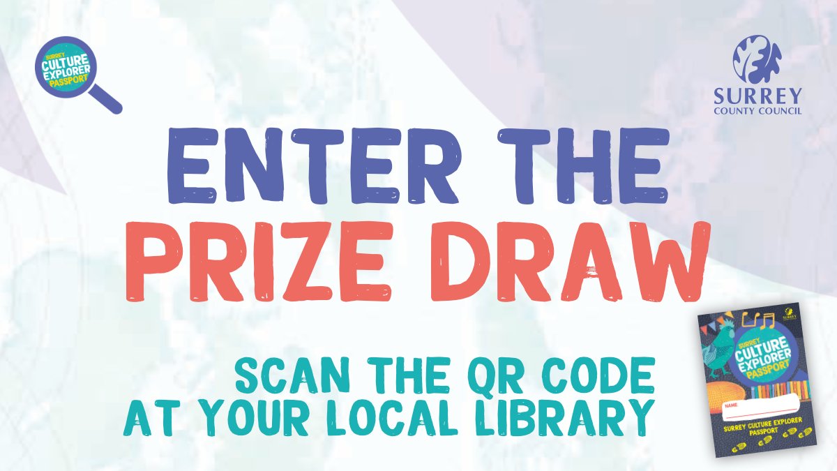 SurreyLibraries's tweet photo. When you've completed ten #SurreyExplorer Passport challenges, enter our PRIZE DRAW. You could win a Β£100 voucher to spend @SOLDoutdoors - The Adventure Zone π§ποΈ
Collect your stickers at any Surrey Library π and enter the draw here π https://t.co/UczSxrkZks https://t.co/sCNkO90dr2