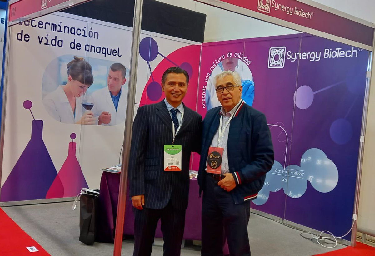 SynergyBioTech's tweet photo. Visítanos en el stand #602 en el #FoodTechSummit y aprovecha de promociones exclusivas para el evento #synergybiotech #shelflife #foodtestinglaboratory https://t.co/YzyG0r4wAE
