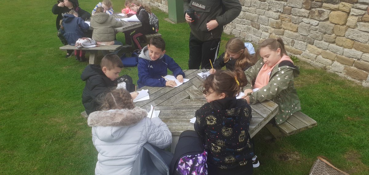 OrdsallSchool's tweet photo. @OrdsallSchool are #whitbyabbey with @Y5OPS having time to sketch the fabulous landmark and tak in the view WOW what an experience #contextualisedlearning #history https://t.co/CUfHuZMjig