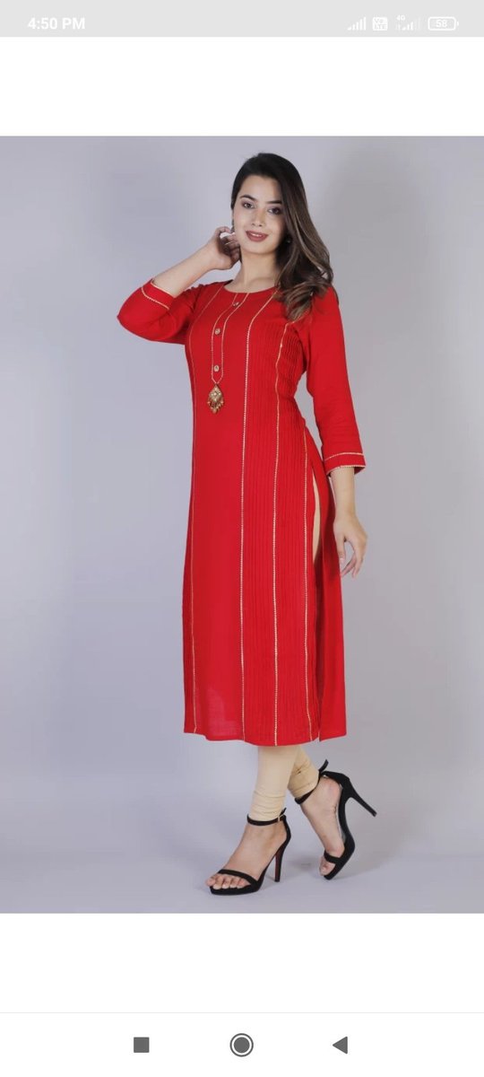 sabitaN70858200's tweet image. Tap in Women Solid Straight Kurta 👗👗🛍️🛍️❤️❤️

Fabric: Viscose Rayon

Occasion: Casual

Pattern: Solid

Color: Red

Sleeve Length: 3/4 Sleeve

Style: Straight

Sleeve Style: Regular Sleeves

Ornamentation Type: Button Loops
#straightkurta
#womensolid
#onlineshopping 
#onlineshop